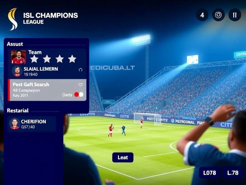 ISL Champions League team management interface